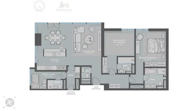 bluewaterbay all apartmet4